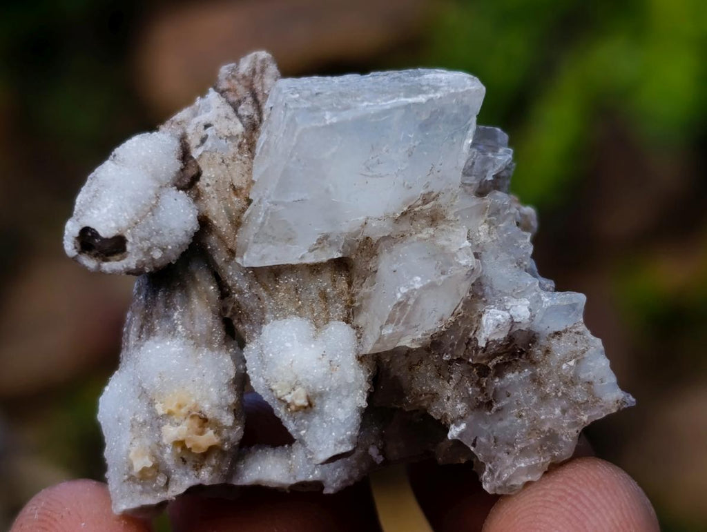 Natural Rhomboherdral and Spearhead Calcite Crystal Specimens x 70 From Albert's Mountain, Lesotho