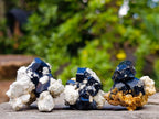 Natural Schorl Black Tourmaline Specimens with Associated Minerals x 24 From Erongo, Namibia