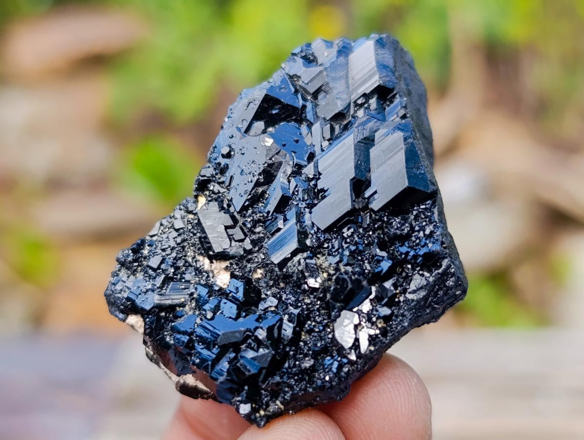 Natural Schorl Black Tourmaline Specimens with Associated Minerals x 24 From Erongo, Namibia