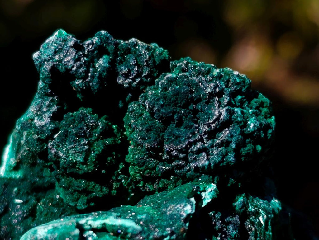 Natural Silky Malachite Specimens x 6 From Kasompe, Congo
