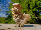 Natural Large Stacked Rhombohedral Calcite Clusters with Phosphorus Aragonite x 2 From Albert's Mountain, Lesotho