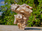 Natural Large Stacked Rhombohedral Calcite Clusters with Phosphorus Aragonite x 2 From Albert's Mountain, Lesotho