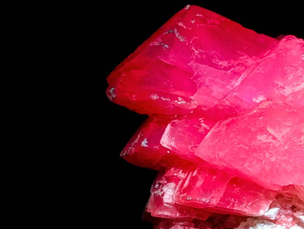 Natural Large Stacked Rhombohedral Calcite Clusters with Phosphorus Aragonite x 2 From Albert's Mountain, Lesotho