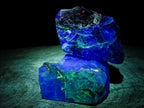 Polished One Side Watermelon Fluorite Slices x 6 From Uis, Namibia