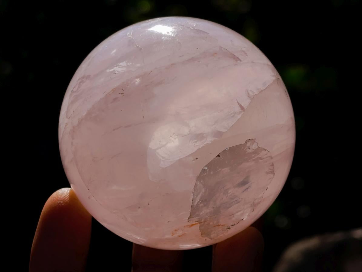 Polished Gemmy Rose Quartz Spheres x 4 From Madagascar