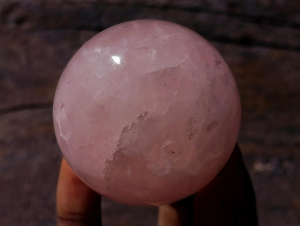 Polished Gemmy Rose Quartz Spheres x 4 From Madagascar