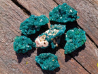 Natural Dioptase Specimens on Dolomite Matrix x 6 From Tantara Mine, Congo
