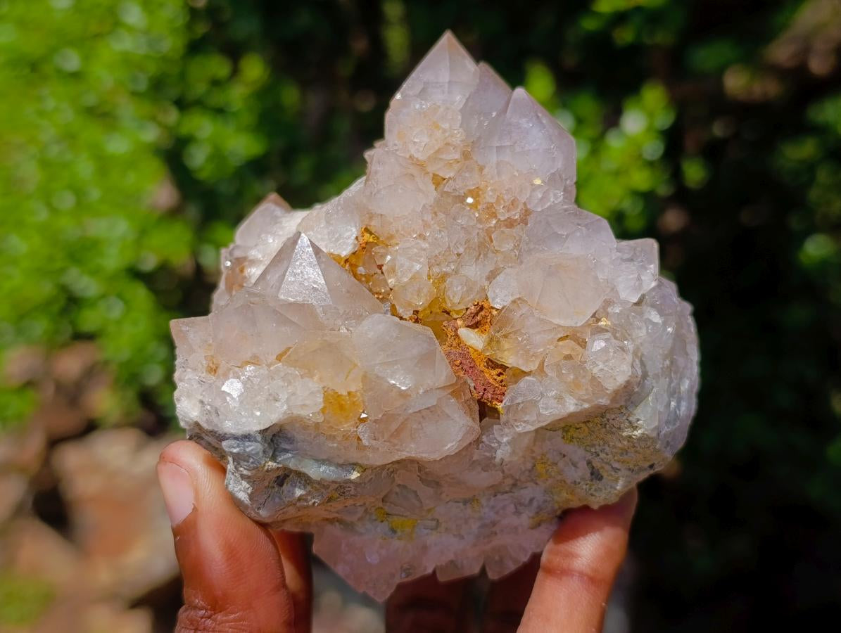 Natural Large Spirit Amethyst Clusters x 6 From Boekenhouthoek, South Africa