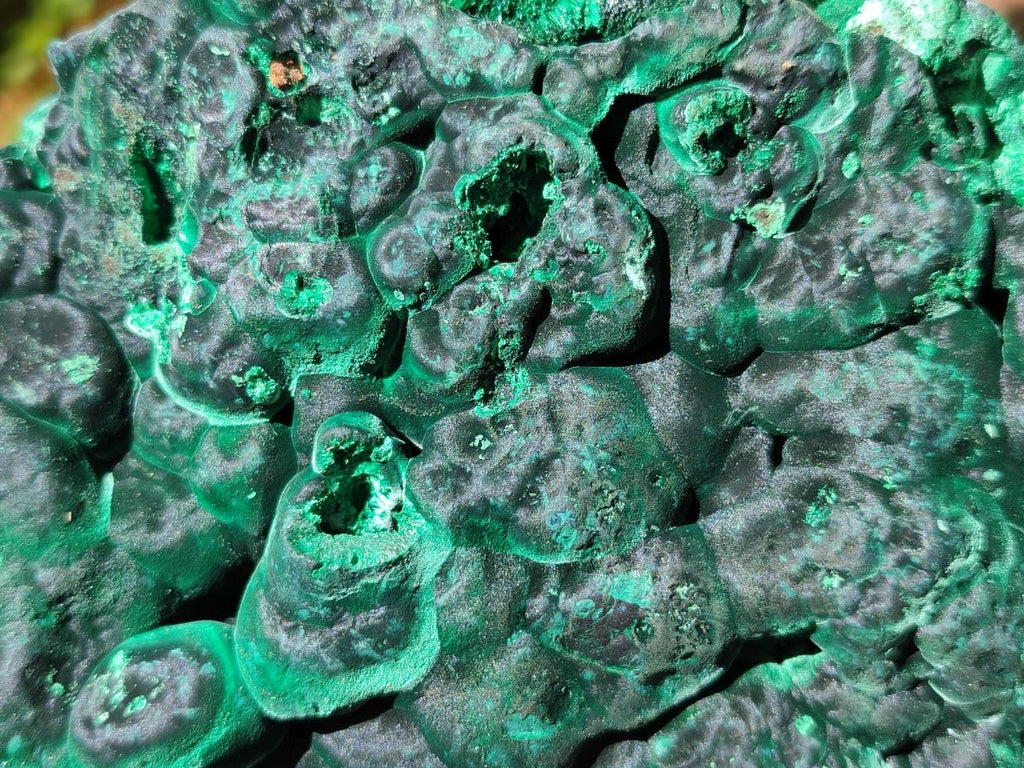Natural Cabinet Size Silky Malachite Specimens x 2 From Kasompe, Congo
