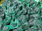 Natural Cabinet Size Silky Malachite Specimens x 2 From Kasompe, Congo