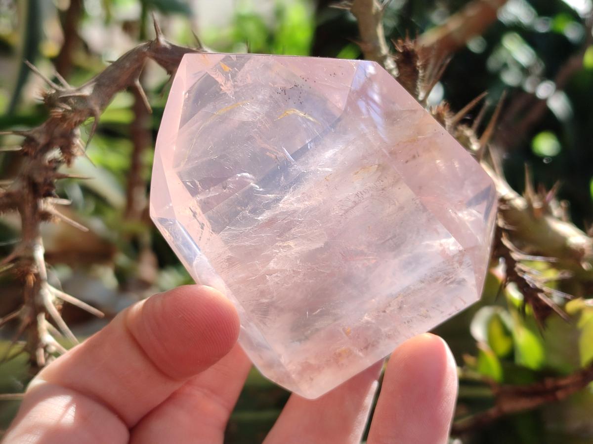 Polished Gemmy Rose Quartz Mixed Tray x 6 From Madagascar