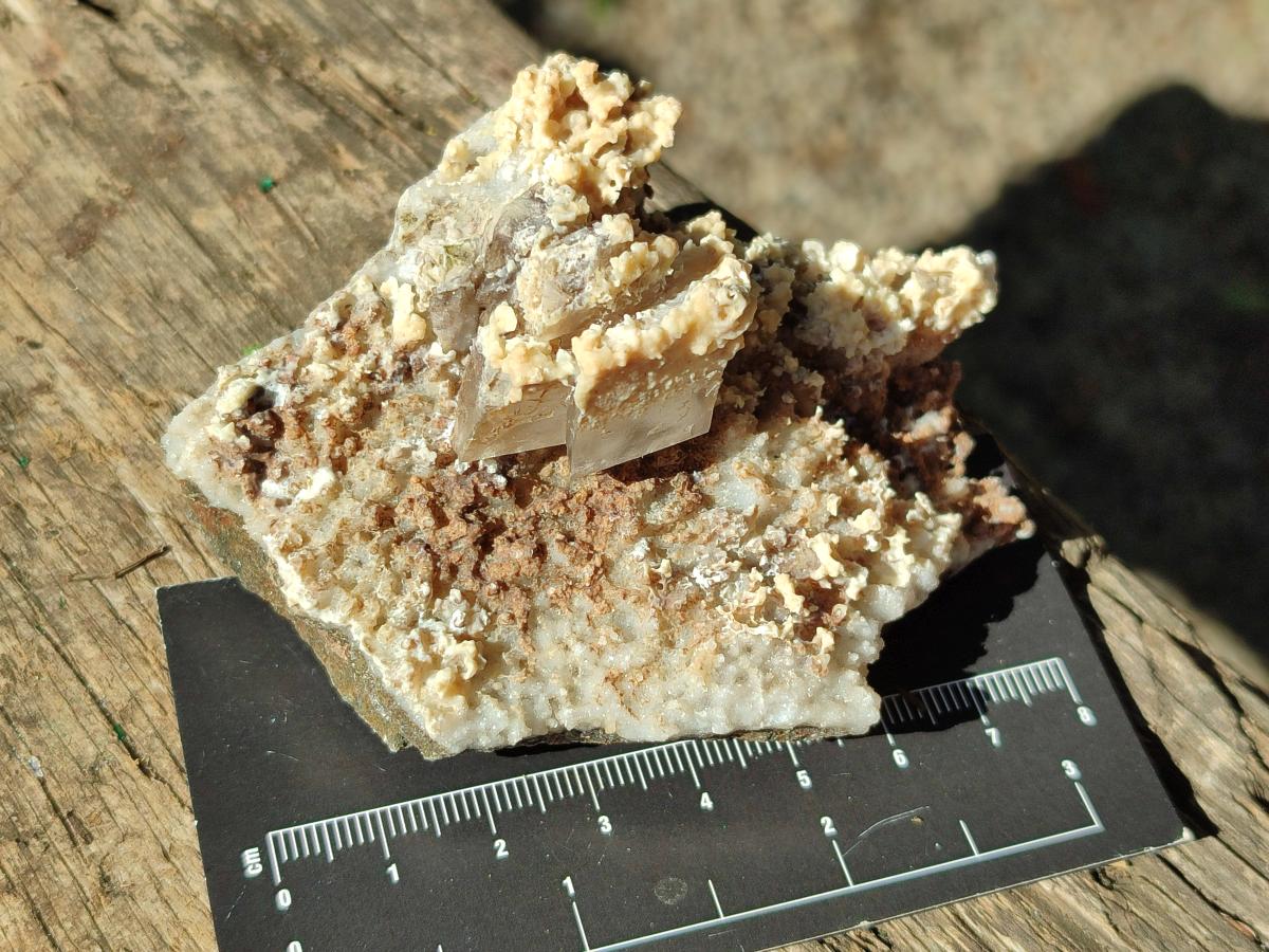 Natural Rhombohedral Calcite Specimens x 6 From Albert's Mountain, Lesotho