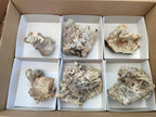 Natural Rhombohedral Calcite Specimens x 6 From Albert's Mountain, Lesotho