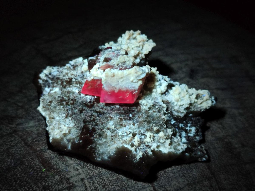 Natural Rhombohedral Calcite Specimens x 6 From Albert's Mountain, Lesotho