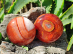 Polished and Natural Carnelian Agate Gemstone Galets x 20 From Madagascar