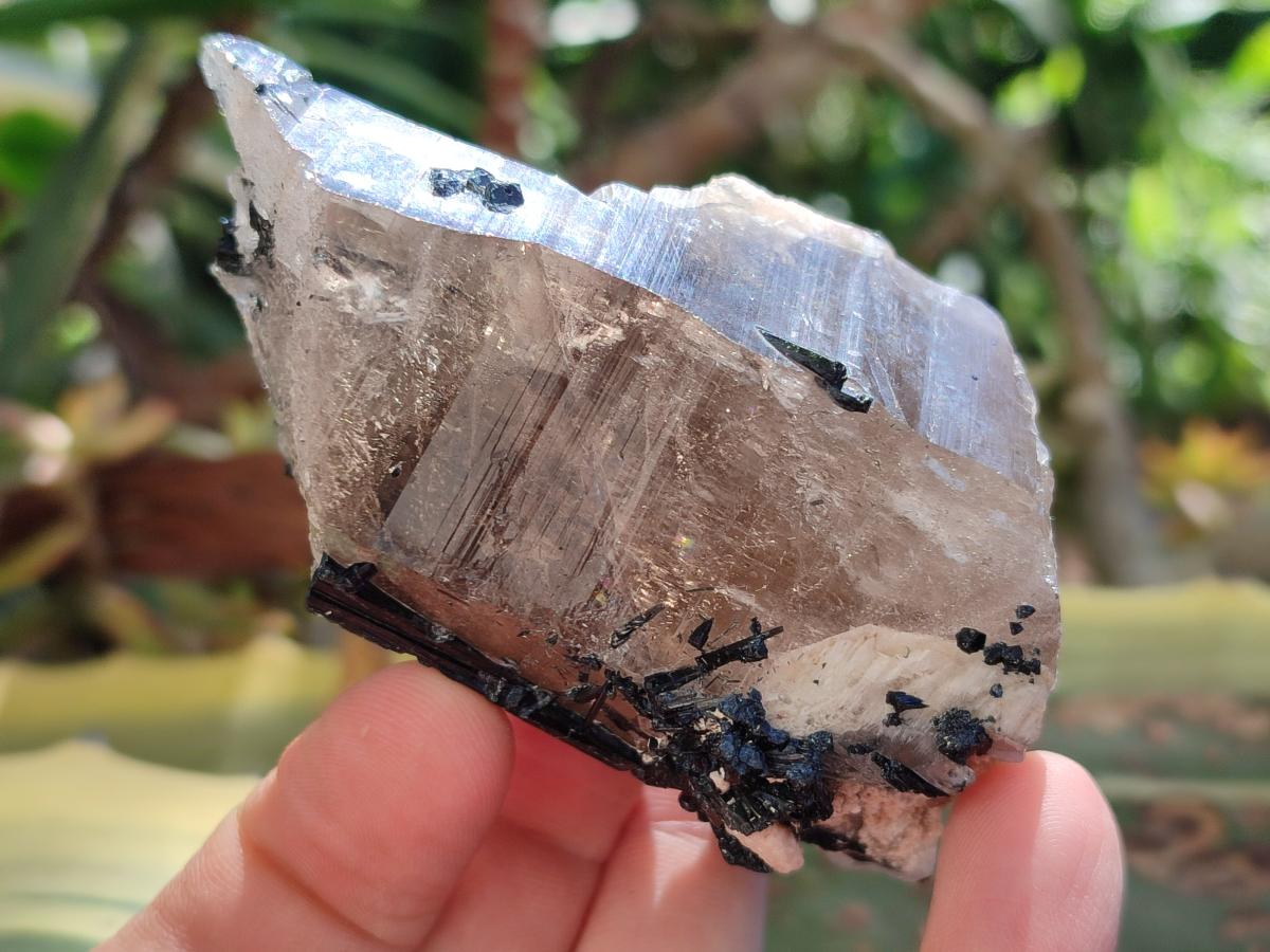 Natural Smokey Quartz Crystals and Clusters with Associated Minerals x 4 From Erongo, Namibia