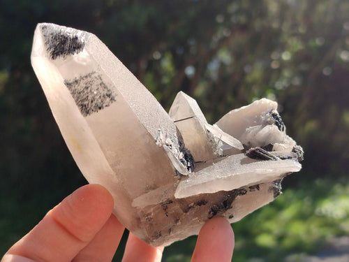 Natural Smokey Quartz Crystals and Clusters with Associated Minerals x 4 From Erongo, Namibia