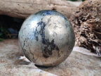 Polished Basalt Pharaoh Stone Spheres x 2 From Iron Duke Mine, Zimbabwe
