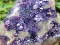 Polished One Side Silver Leaf Lepidolite Slices x 6 From Zimbabwe