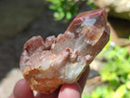Natural Red Hematoid Quartz Crystals x 12 From Karoi, Zimbabwe