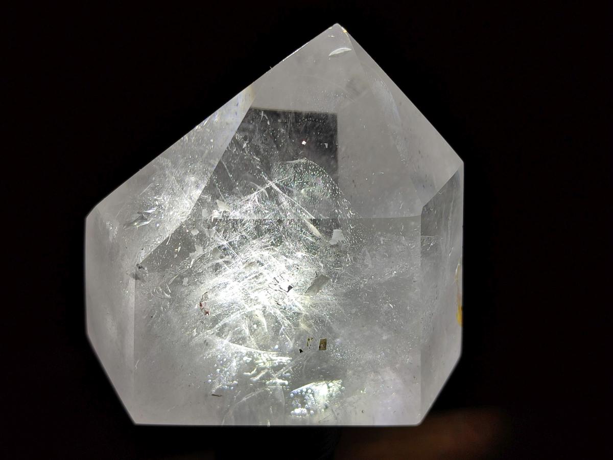 Polished Clear Quartz Crystals x 3 From Madagascar