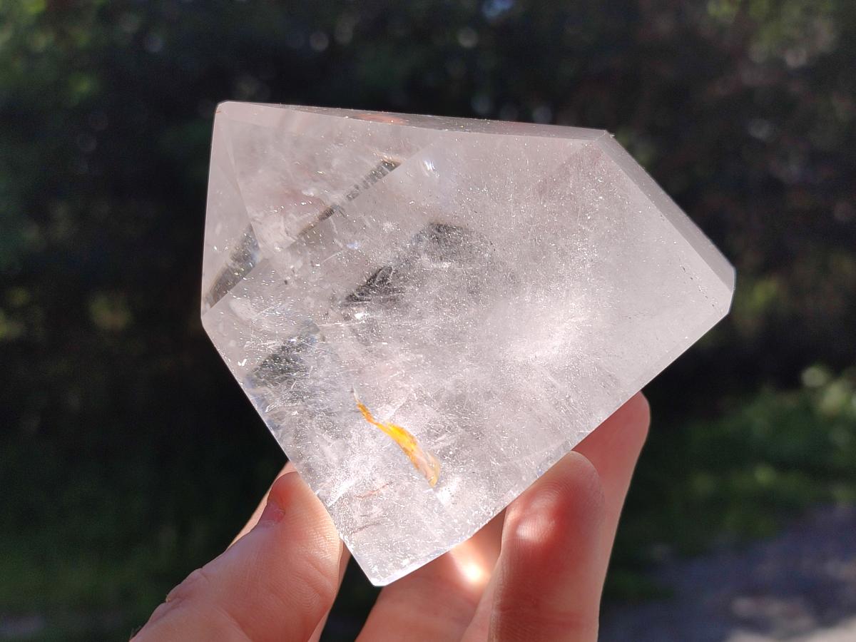 Polished Clear Quartz Crystals x 3 From Madagascar