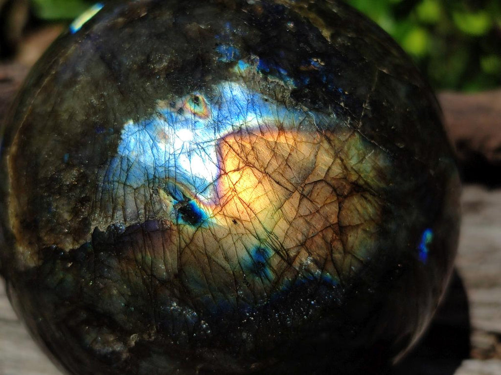 Polished Large Labradorite Sphere x 1 From Madagascar