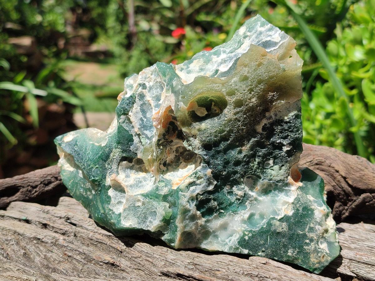 Natural Large Mtorolite Chrysoprase Specimens x 4 From Mutorashanga, Zimbabwe
