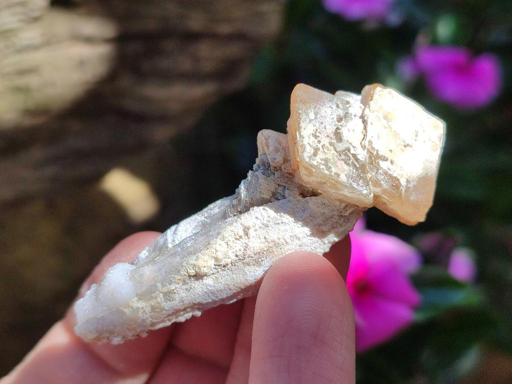 Natural Rhomboherdral and Spearhead Calcite Crystal Specimens x 35 From Albert's Mountain, Lesotho