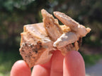 Natural Rhomboherdral and Spearhead Calcite Crystal Specimens x 35 From Albert's Mountain, Lesotho