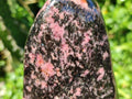 Polished Large Rhodonite Standing Display Piece x 1 From Ambindavato, Madagascar