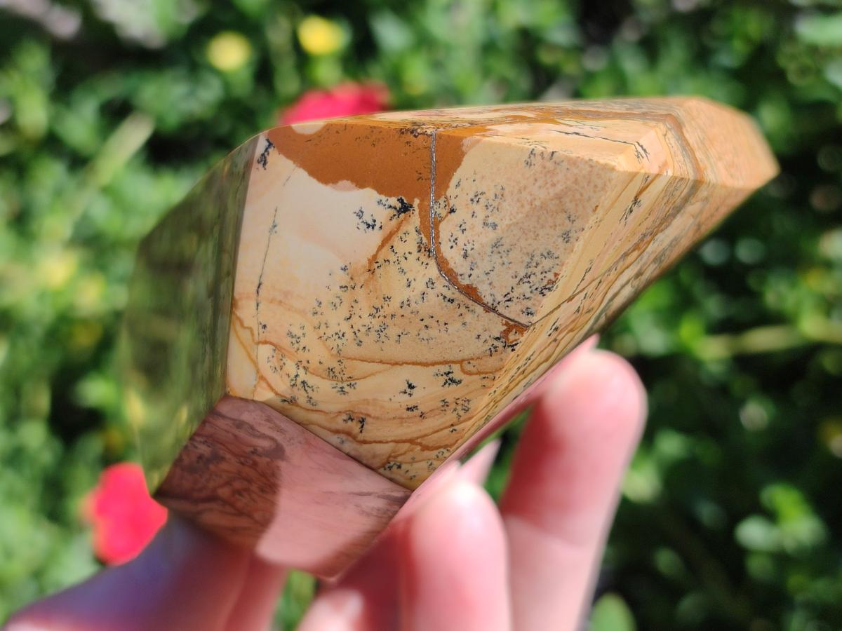 Polished Picture Stone Jasper Display Crystals x 2 From Ais-Ais, Namibia