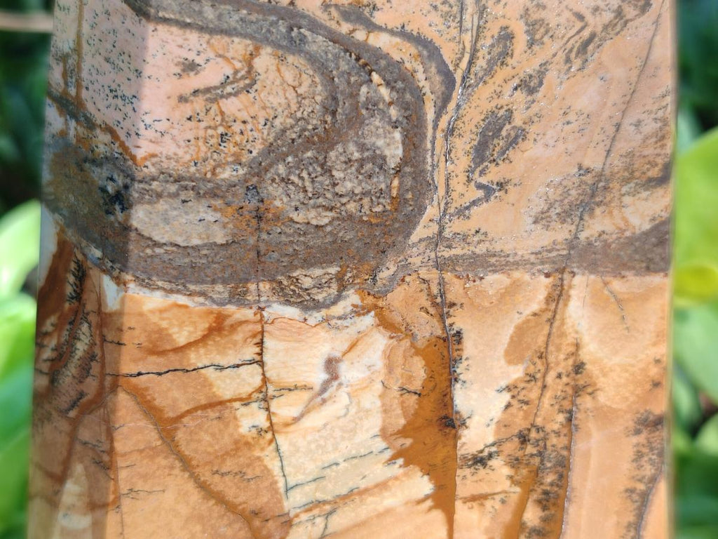 Polished Picture Stone Jasper Display Crystals x 2 From Ais-Ais, Namibia