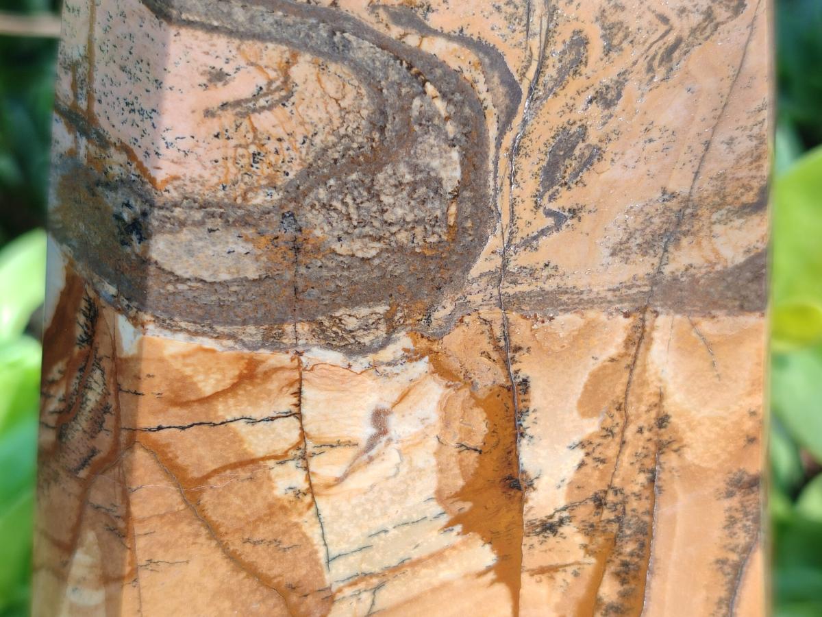 Polished Picture Stone Jasper Display Crystals x 2 From Ais-Ais, Namibia