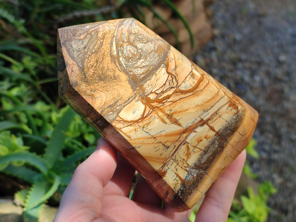 Polished Picture Stone Jasper Display Crystals x 2 From Ais-Ais, Namibia