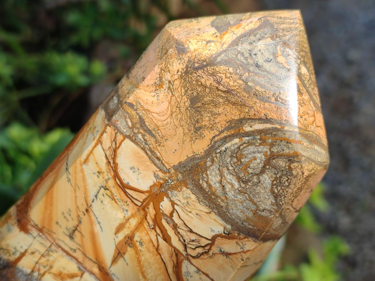 Polished Picture Stone Jasper Display Crystals x 2 From Ais-Ais, Namibia