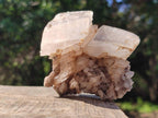 Natural Stacked Rhombohedral Calcite Clusters x 4 From Albert's Mountain, Lesotho