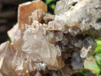 Natural Stacked Rhombohedral Calcite Clusters x 4 From Albert's Mountain, Lesotho