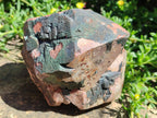 Natural Large Goethite Coated Blacknite Quartz Crystals x 2 From Madagascar