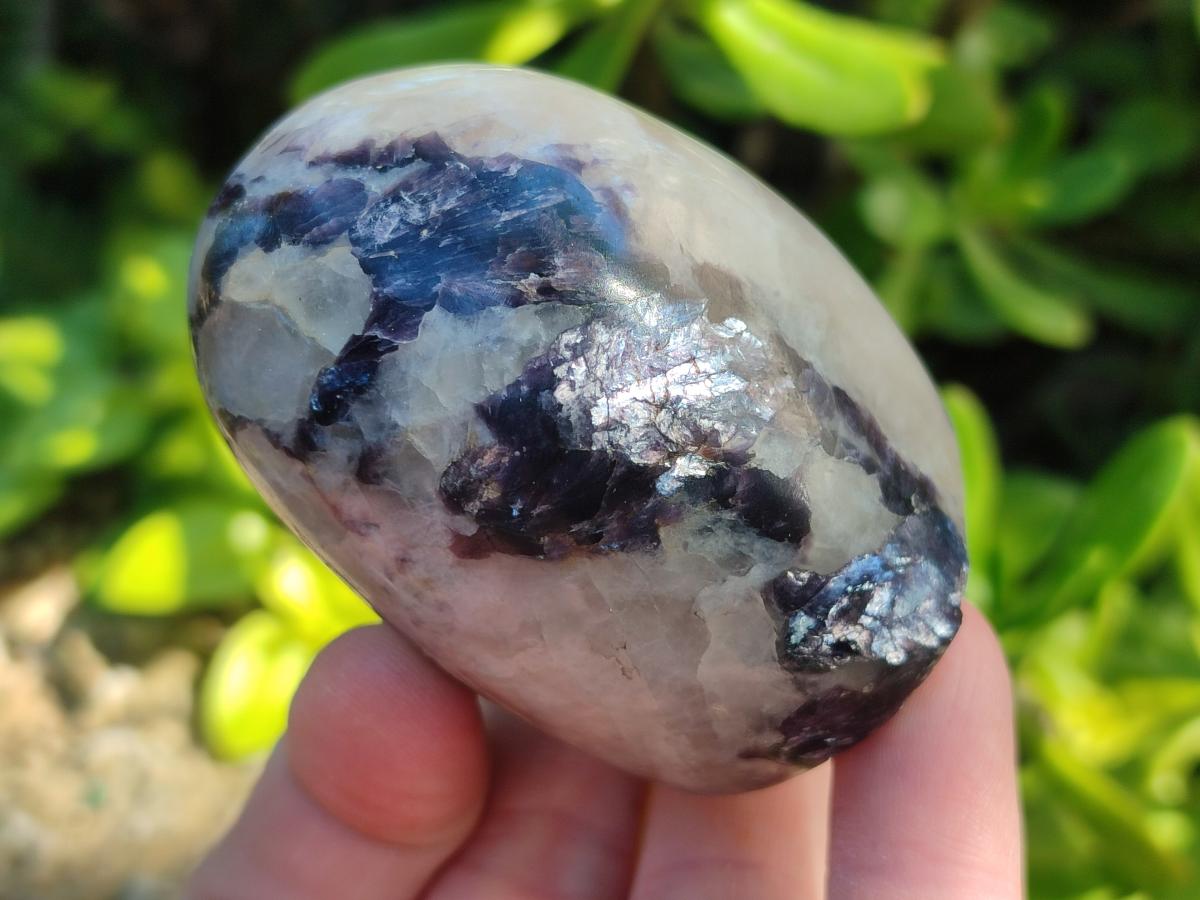 Polished Lepidolite Standing Display Pieces x 12 From Zimbabwe