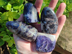 Polished Lepidolite Standing Display Pieces x 12 From Zimbabwe