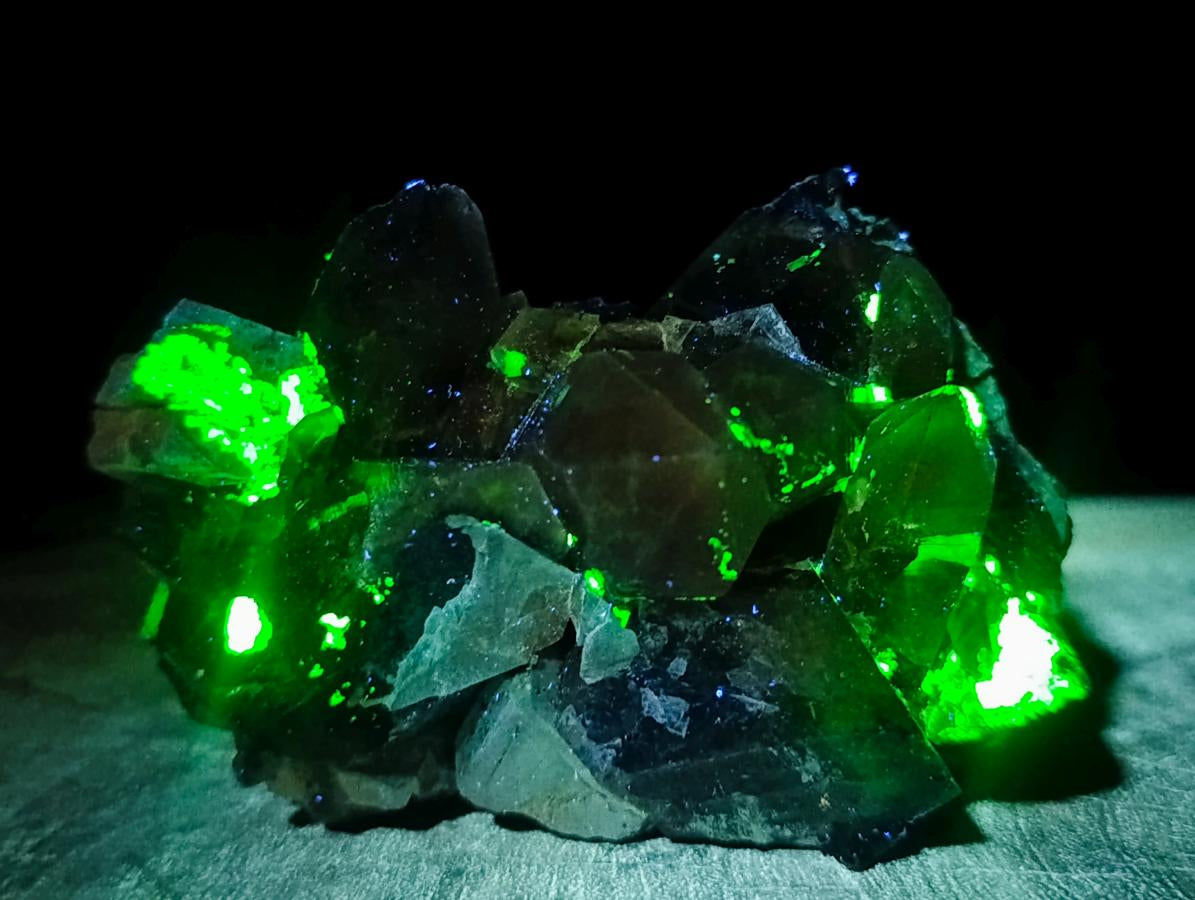 Natural Smokey Quartz Clusters with Associated Minerals x 7 From Erongo, Namibia