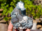 Natural Smokey Quartz Clusters with Associated Minerals x 7 From Erongo, Namibia