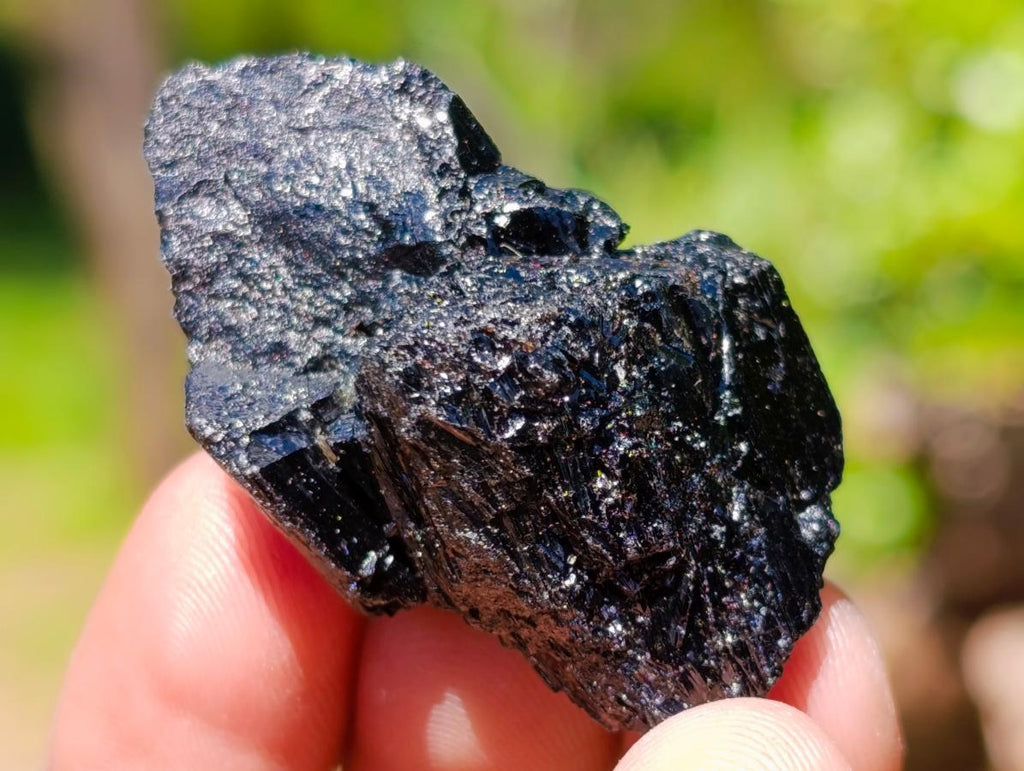 Natural Rough Black Tourmaline Crystals x 70 From Zambia
