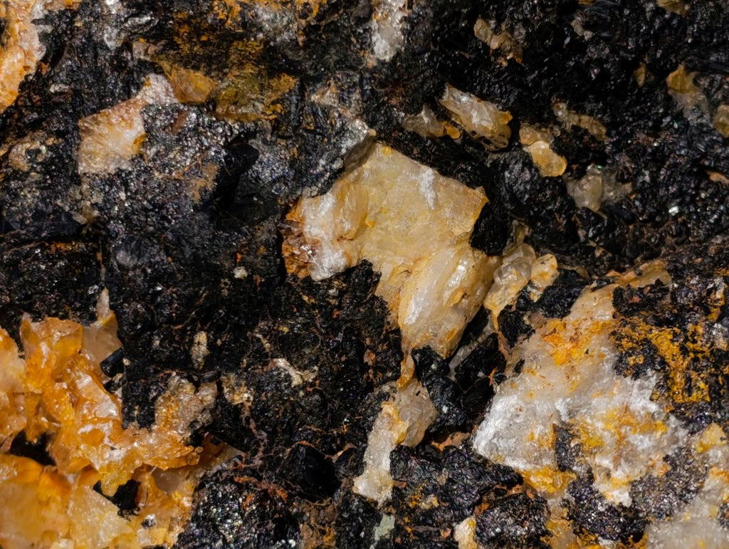 Natural Large Black Tourmaline Specimens in Quartz  x 2 From Zambia
