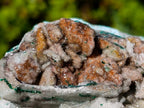 Natural Drusy Coated Chrysocolla Specimens with Malachite x 6 From Lupoto Mine, Congo