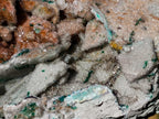 Natural Drusy Coated Chrysocolla Specimens with Malachite x 6 From Lupoto Mine, Congo
