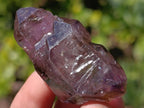 Natural Smokey Window Amethyst Crystals x 14 From Chiredzi, Zimbabwe