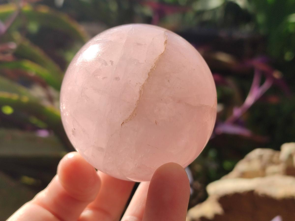 Polished Gemmy Rose Quartz Spheres x 4 From Madagascar
