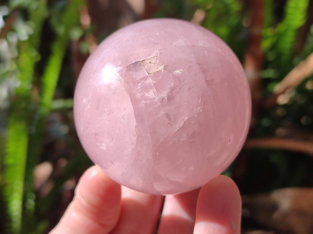 Polished Gemmy Rose Quartz Spheres x 4 From Madagascar
